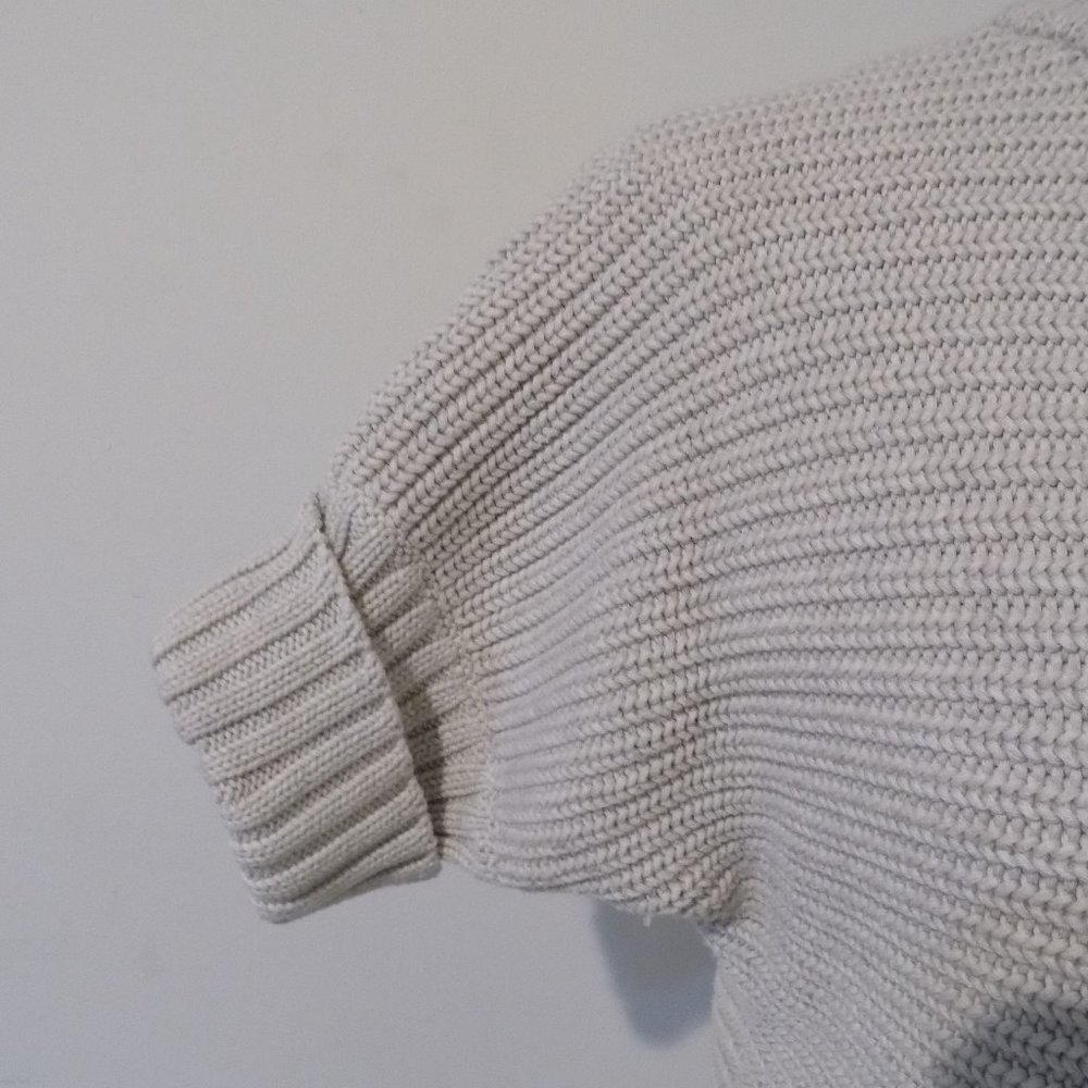 BANANA REPUBLIC Cream Thick Cardigan Sweater, S - Picture 3 of 5